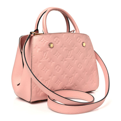 Louis Vuitton Empreinte Montaigne BB Rose Poudre 3 of 9
