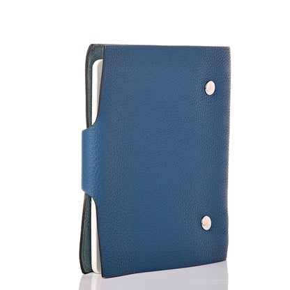 Hermes Togo Ulysse PM Agenda Cover Cobalt 3 of 10