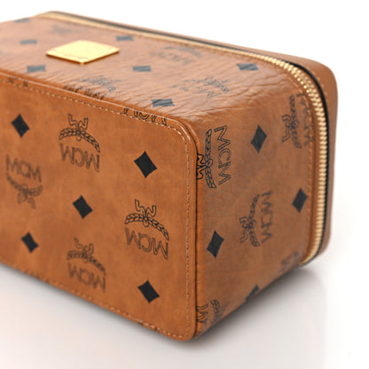 MCM Visetos Rockstar Vanity Case Cognac 10 of 11