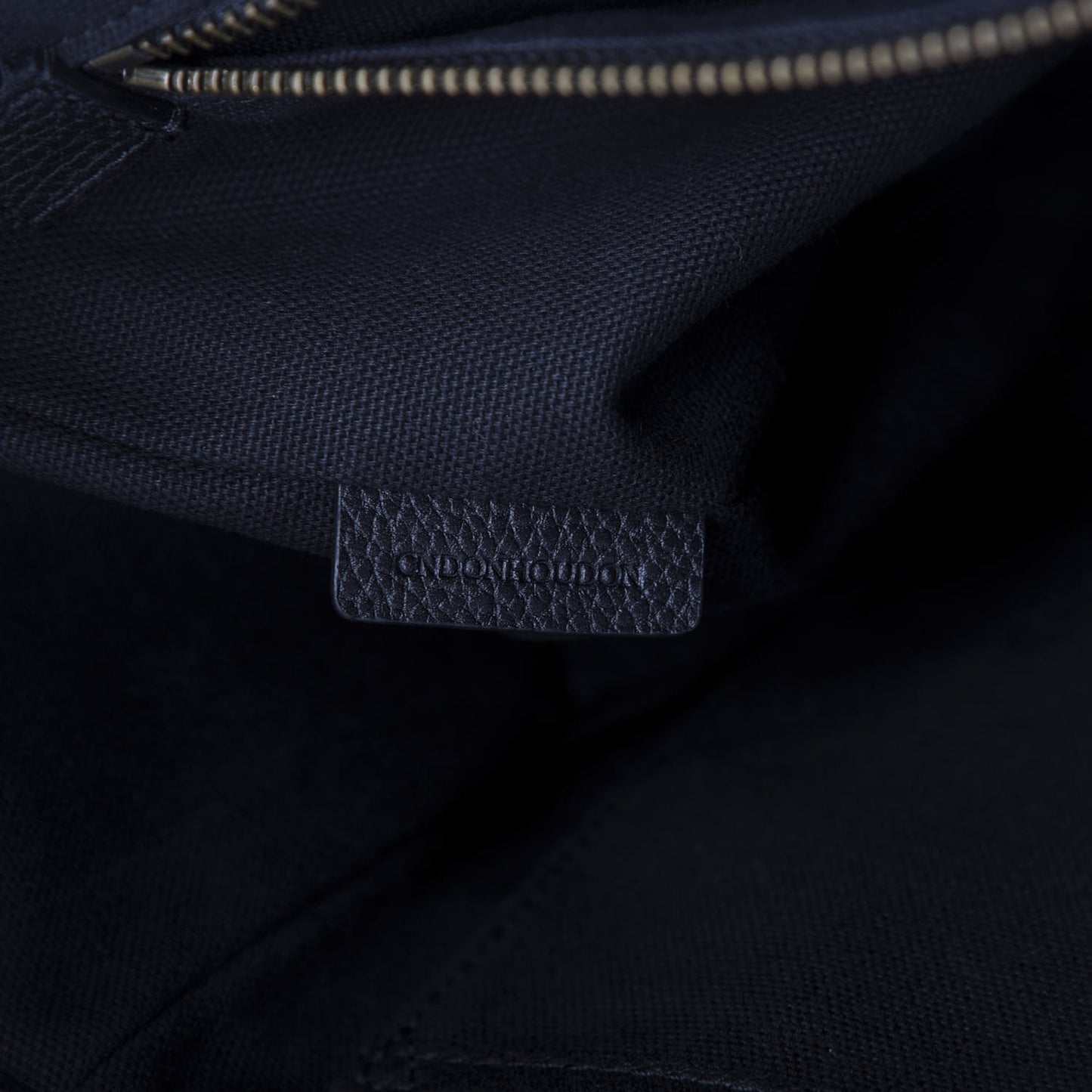 Canvas Mega Check Small Baildon Messenger Bag Black