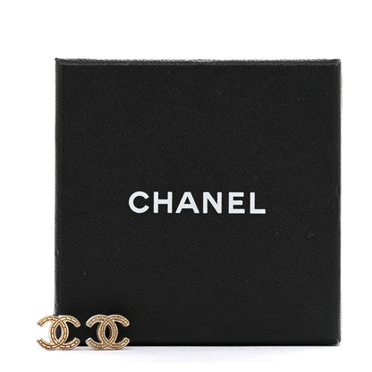 Chanel CC Earrings Gold 5 of 5