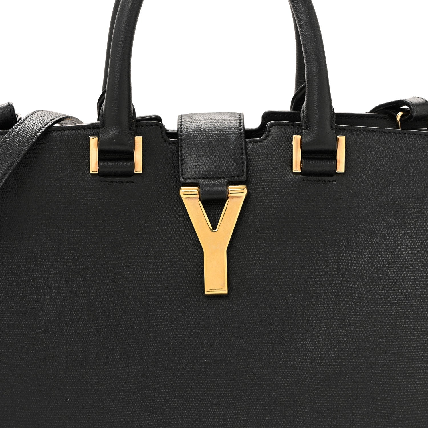 Saint Laurent Textured Calfskin Small Classic Y Cabas Black 8 of 16