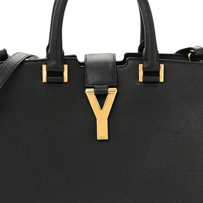 Saint Laurent Textured Calfskin Small Classic Y Cabas Black 8 of 16