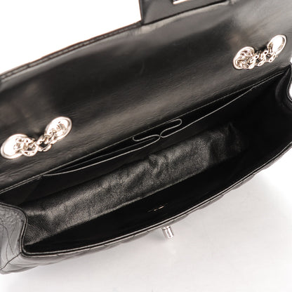 Chanel Lambskin Quilted East West Flap Black 5 of 8