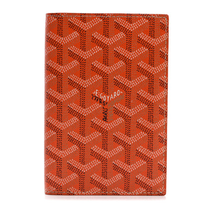 Goyard Goyardine Passport Holder Orange 1 of 7