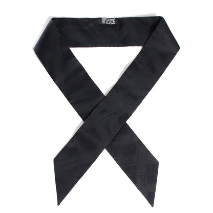 Hermes Silk Bolduc Twilly Black 6 of 10