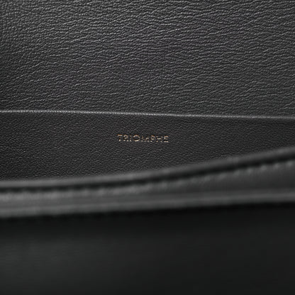 Celine Shiny Calfskin Medium Triomphe Grey 7 of 21