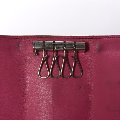 Hermes Ostrich Bearn Multicles 4 Key Holder 9 of 14