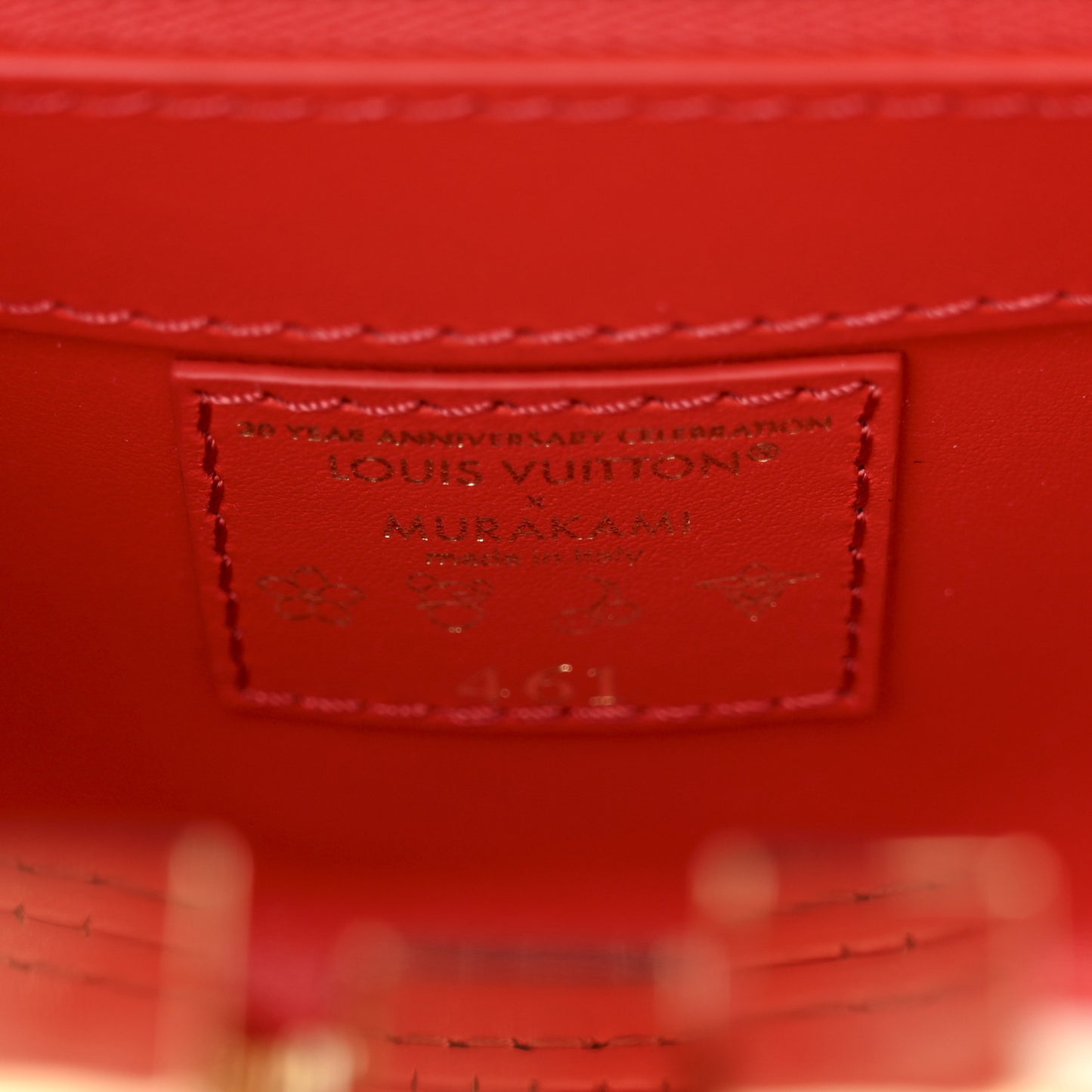 LV X TM Rattan Denim Calfskin Cerises Capucines Mini