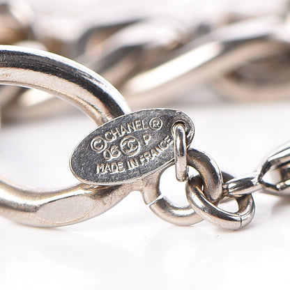 Chanel CC Medallion Bracelet Silver 5 of 5