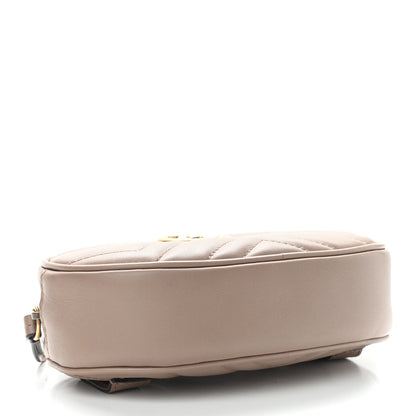 Gucci Calfskin Matelasse GG Marmont Belt Bag 85 34 Porcelain Rose 4 of 14