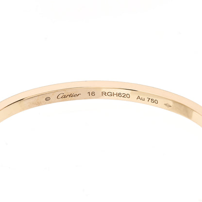 Cartier 18K Yellow Gold Small LOVE Bracelet 16 6 of 8