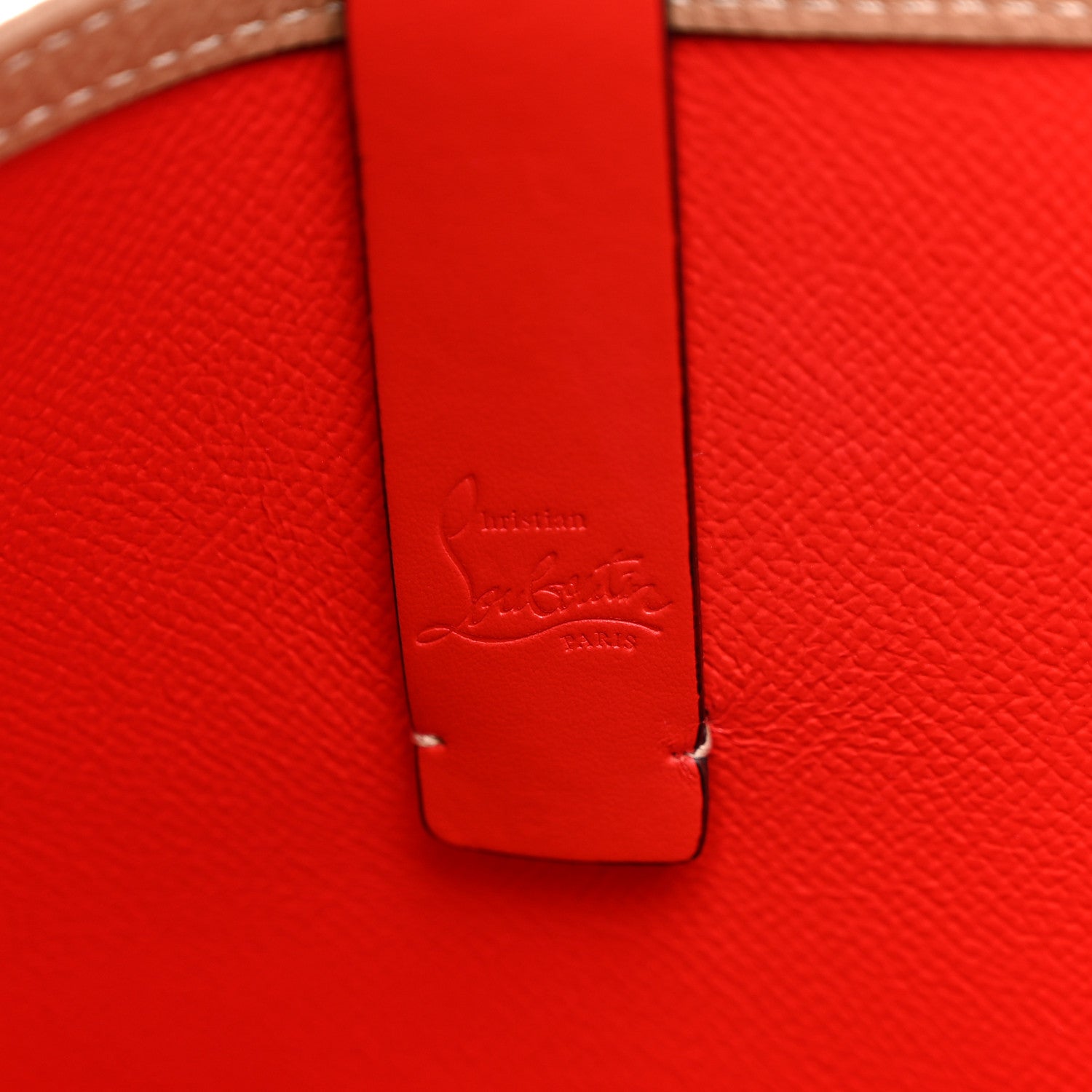 Christian Louboutin Calfskin Spikes East West Cabata Tote Nude 7 of 12