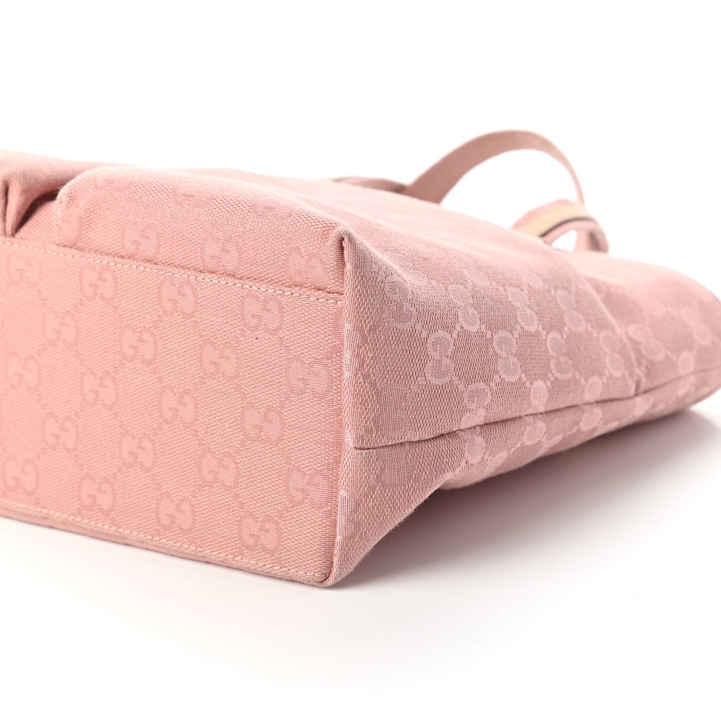 Monogram Double Pocket Tote Pink