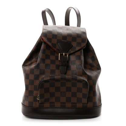 Louis Vuitton Damier Ebene Montsouris MM Backpack 1 of 11