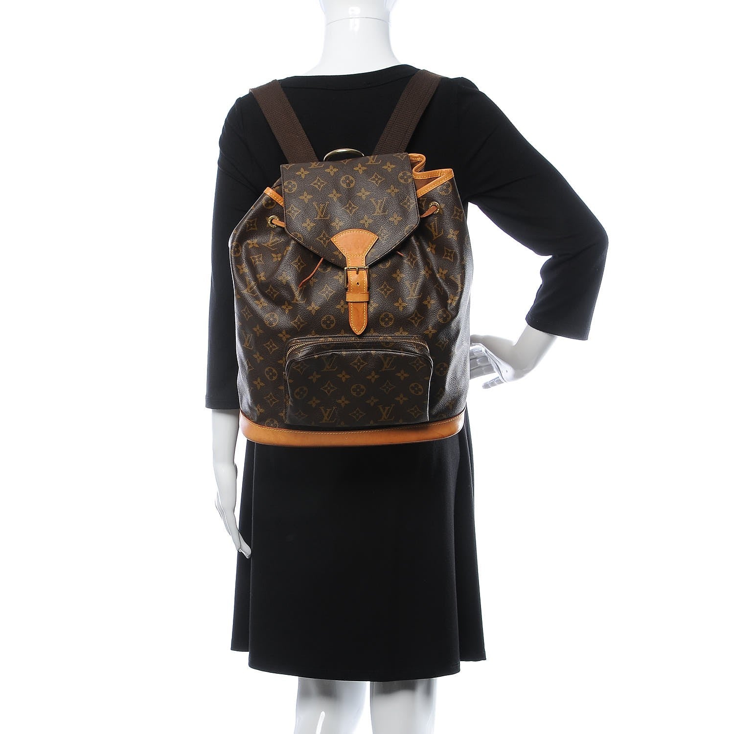 Louis Vuitton Monogram Montsouris GM Backpack 2 of 12