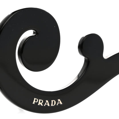 Prada Baroque Sunglasses SPR 27N Black 7 of 7