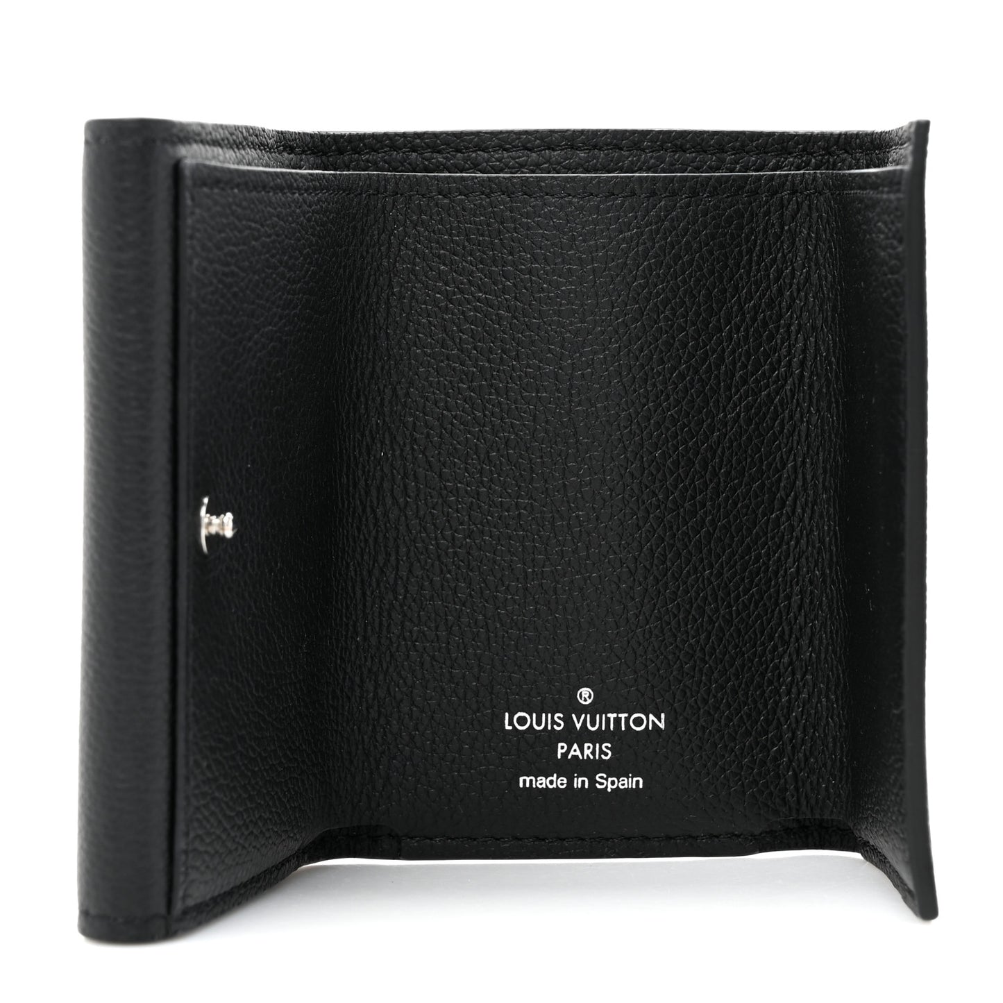 Soft Calfskin Lockmini Wallet Black