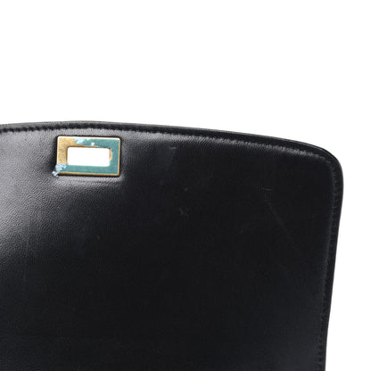 Celine Box Calfskin Medium Classic Box Flap Bag Black 9 of 16