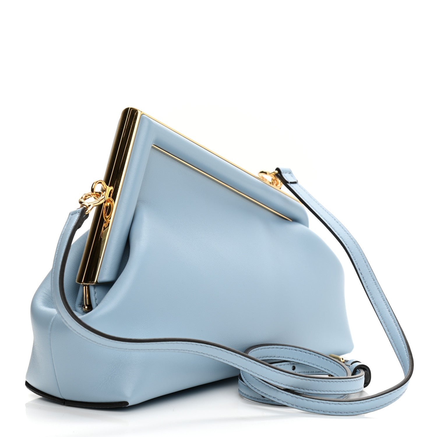 Fendi Shiny Nappa Small Fendi First Azzurro Baby 3 of 8
