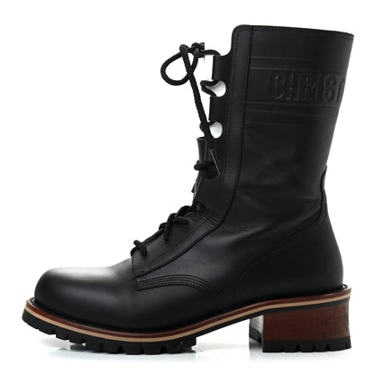 Christian Dior Calfskin Dior Quest 35mm Hiking Boots 40 Black 1 of 8
