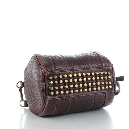 Alexander Wang Pebbled Lambskin Rockie Beet Antique Brass Hardware 4 of 8