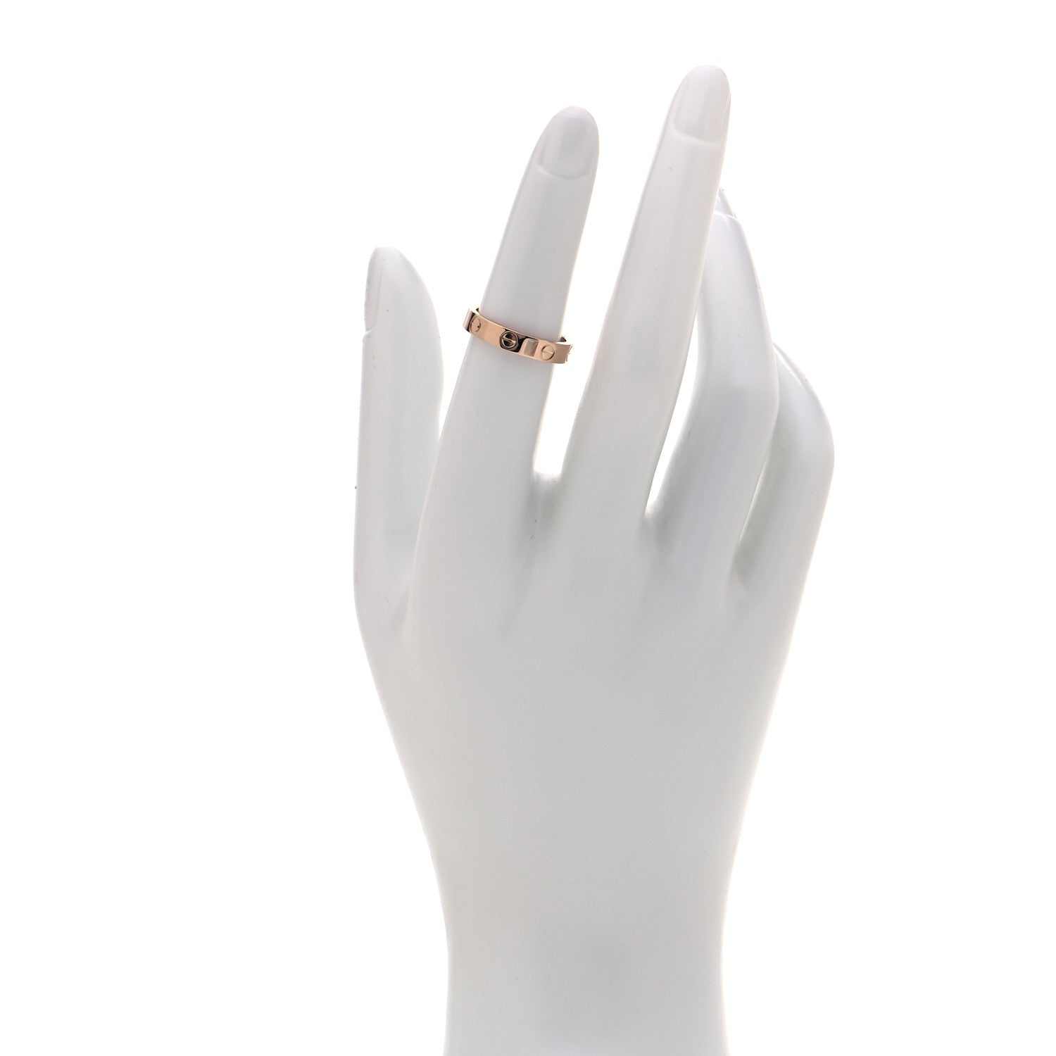 Cartier 18K Pink Gold 3.5mm LOVE Wedding Band Ring 50 5.25 2 of 5