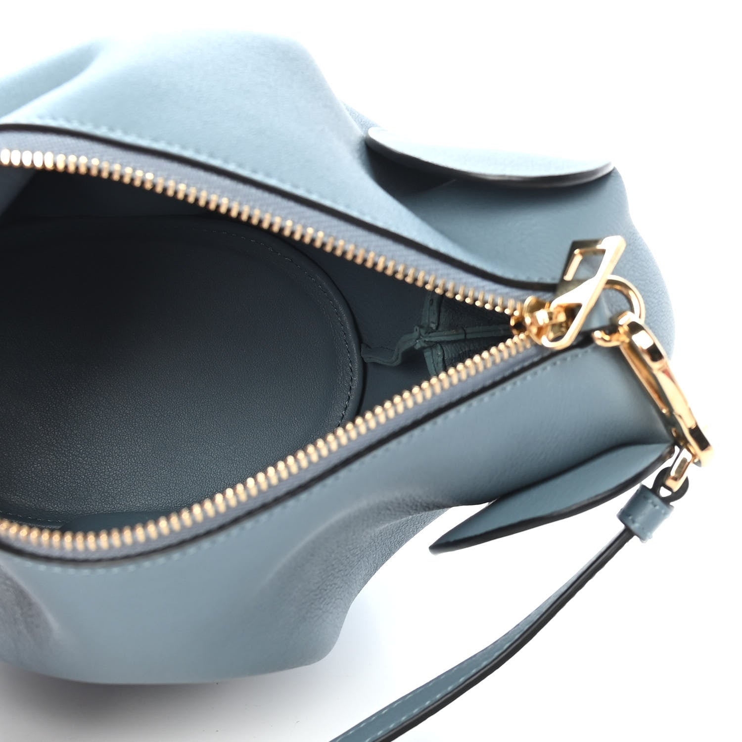 Loewe Calfskin Mini Elephant Crossbody Bag Stone Blue 5 of 9