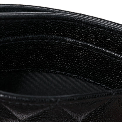 Chanel Caviar Quilted Boy Card Holder Black 12 of 16