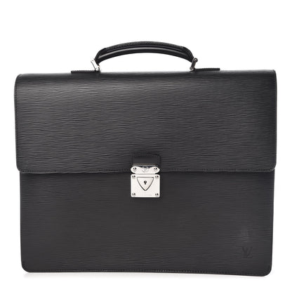 Louis Vuitton Epi Robusto 2 Compartment Briefcase Black 1 of 9