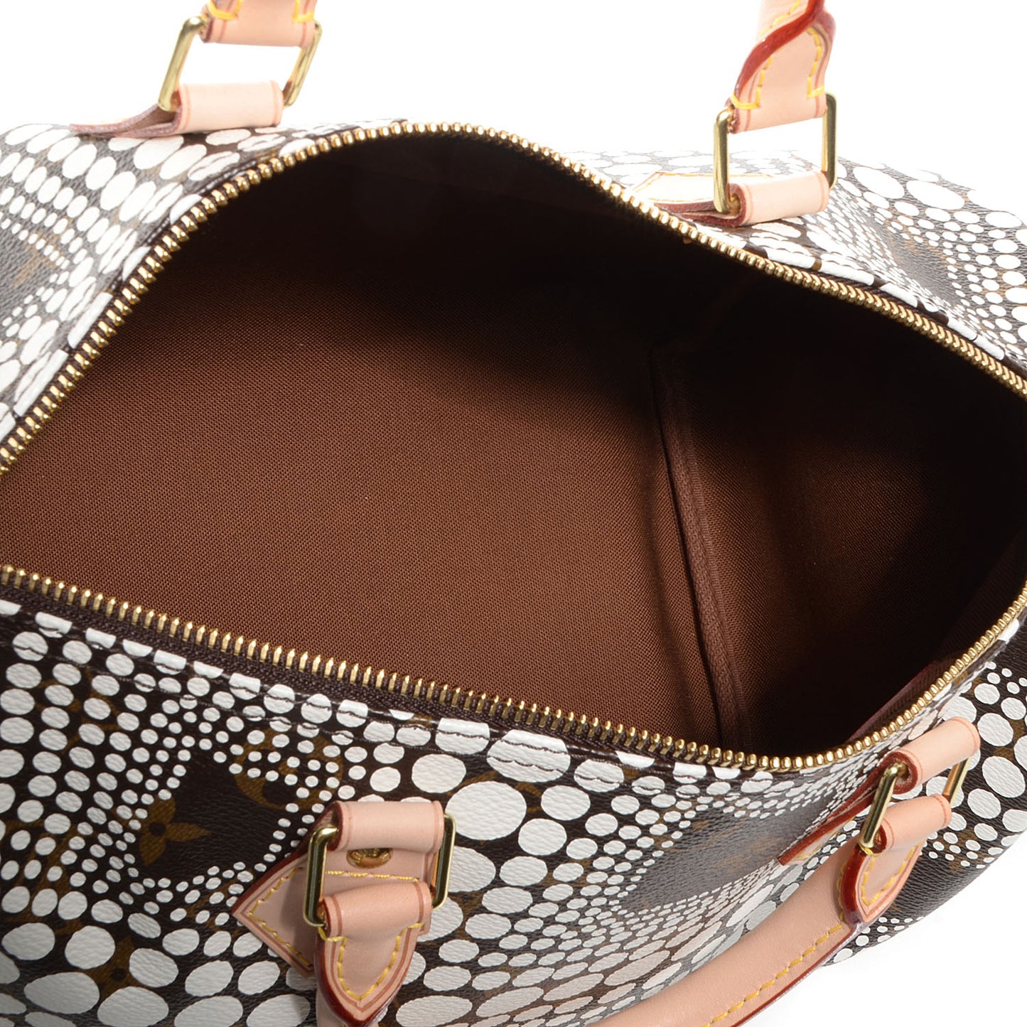 Monogram Kusama Town Speedy 30 White