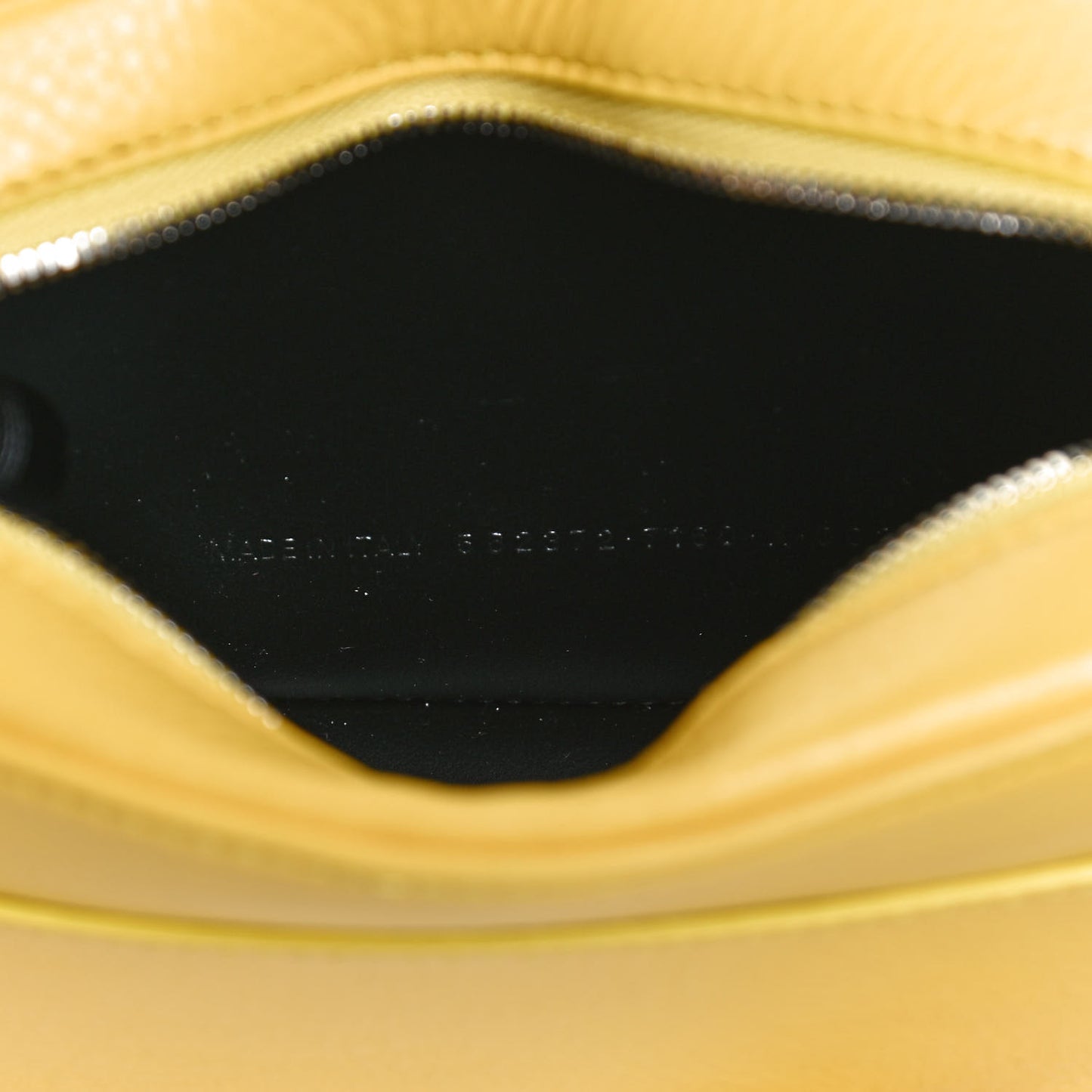 Smooth Calfskin Logo XS Everyday Camera Bag Jaune Soleil Black