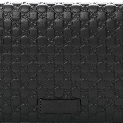 Gucci Microguccissima Crossbody Wallet Black 7 of 9