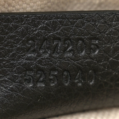 Gucci Calfskin Vintage Web Medium Boston Black 7 of 17
