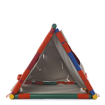 Hermes Canvas Cavaletti Doghouse Feu Gris Carriere 4 of 12