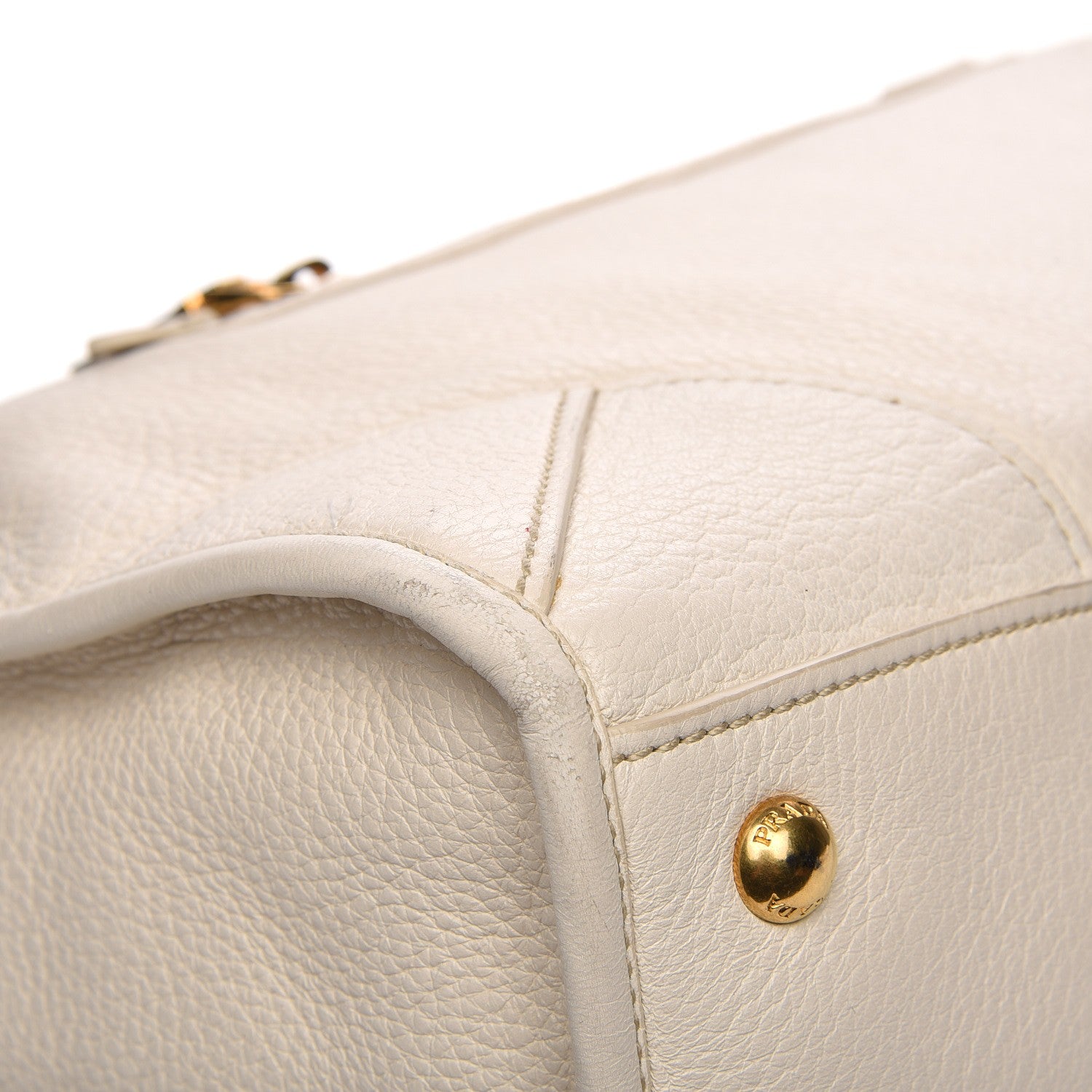 Prada Cervo Antik Shopping Satchel Talco 11 of 13
