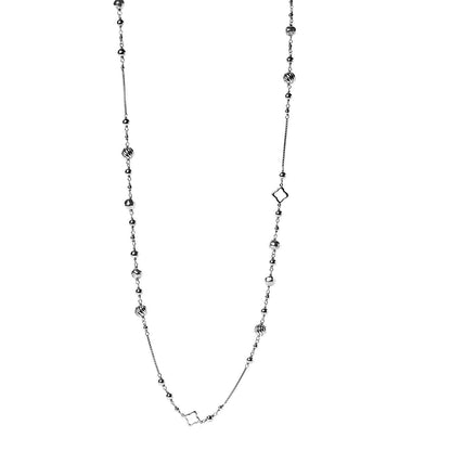David Yurman Sterling Silver Bijoux Bead Chain Necklace 1 of 4