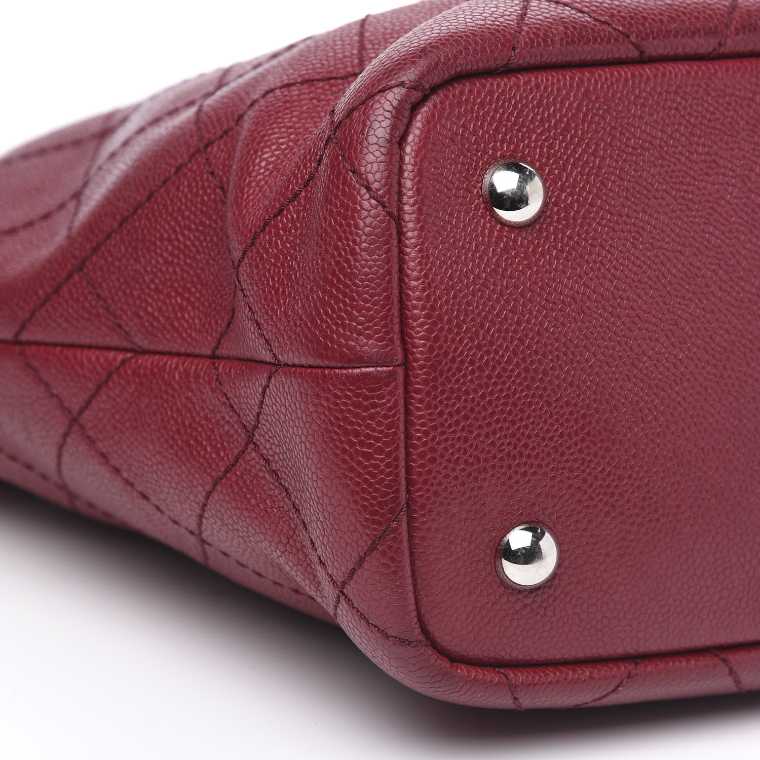 Chanel Grained Calfskin Shopping Fever Tote Red 8 of 12