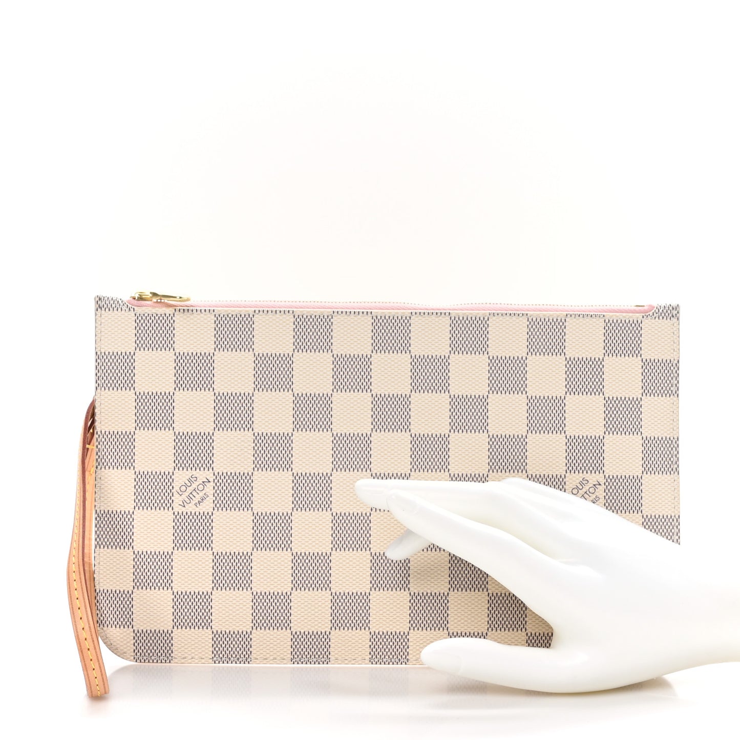 Damier Azur Neverfull MM GM Pochette Rose Ballerine