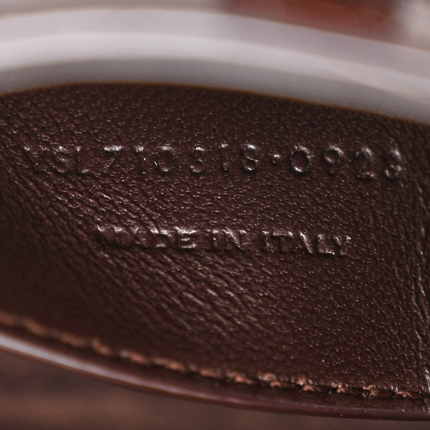 Patent Calfskin Le 5 A 7 Mini Hobo Spicy Chocolate
