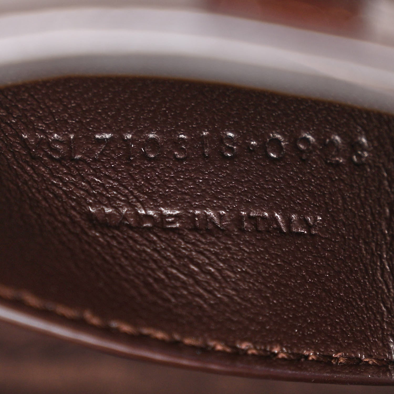 Saint Laurent Patent Calfskin Le 5 A 7 Mini Hobo Spicy Chocolate 7 of 10