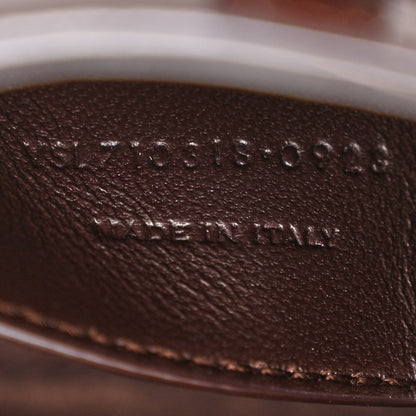 Saint Laurent Patent Calfskin Le 5 A 7 Mini Hobo Spicy Chocolate 7 of 10