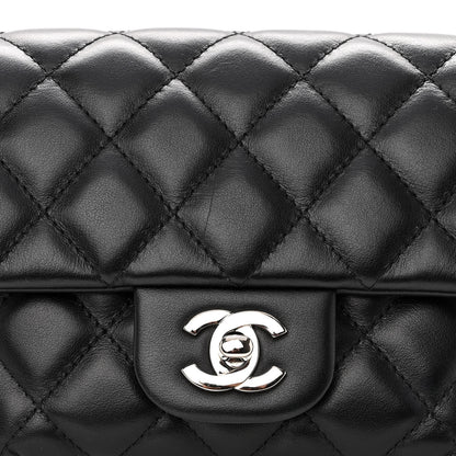 Chanel Calfskin Quilted CC Uniform Flap Belt Bag Black 7 of 9