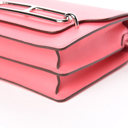 Hermes Evercolor Mini Sac Roulis Rose Azalee 9 of 9