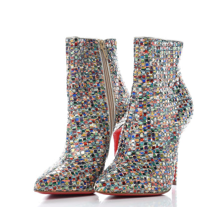 Christian Louboutin Tressage Vitraux So Kate Booty 100 Ankle Boots 35 Multi 3 of 7