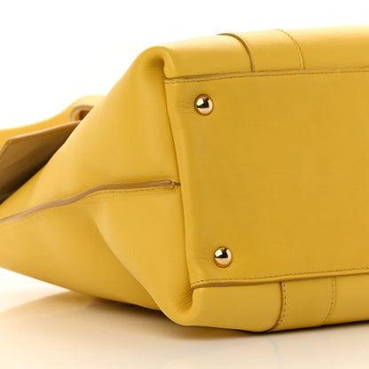 Salvatore Ferragamo Calfskin Medium Sookie Shoulder Bag Yellow 9 of 15