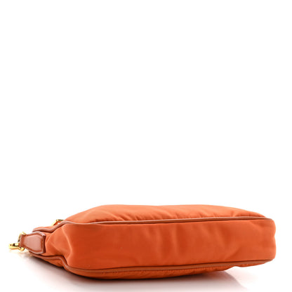 Prada Tessuto Nylon Saffiano Crossbody Bag Papaya 4 of 15