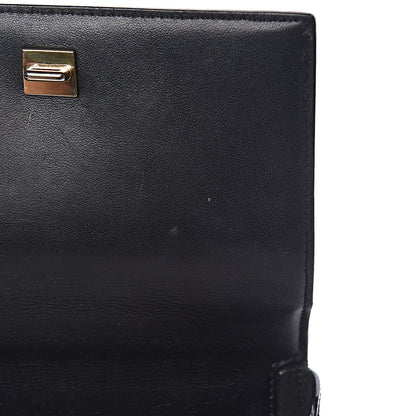 Givenchy Textured Patent Calfskin Mini Pandora Box Crossbody Bag Black 9 of 18