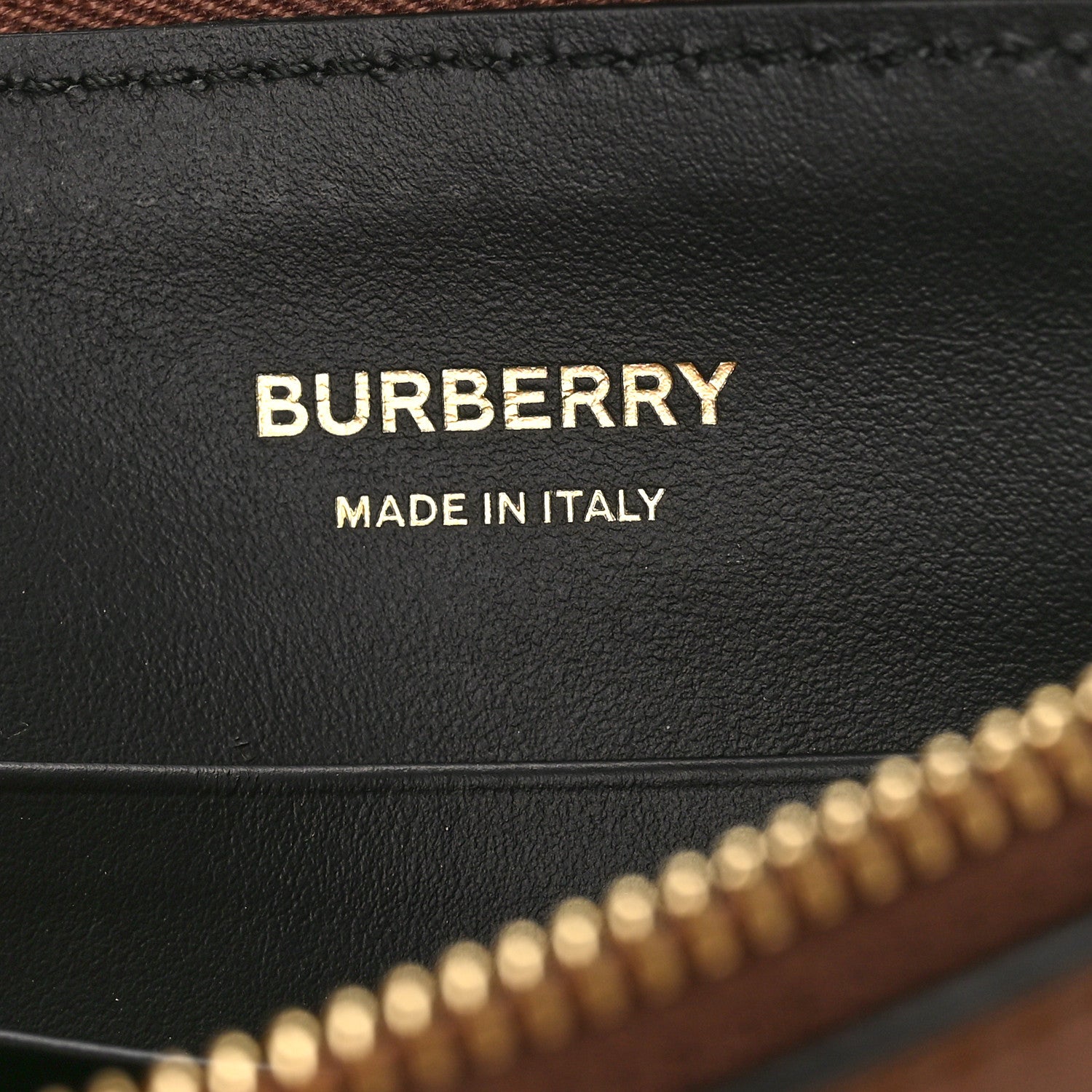 Burberry Horseferry Check Peyton Crossbody Clutch Bag Brown 6 of 8