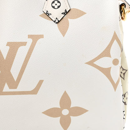 Louis Vuitton Monogram Giant Speedy Bandouliere 30 Kaki Beige 10 of 10